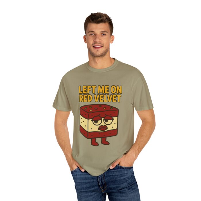 Funny Unisex T-Shirt - 'Left Me on Red Velvet' Humor Tee - Image 8